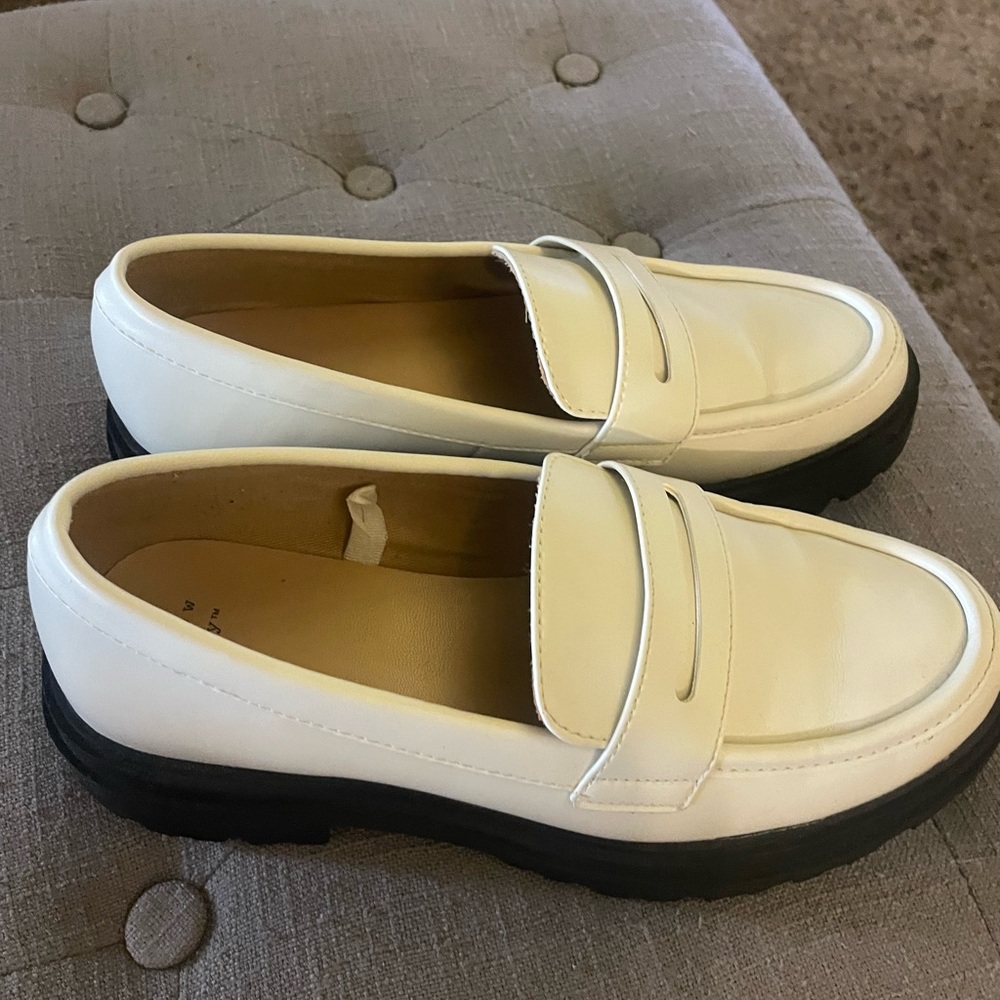 Target loafers, creme, woman’s size 8.5
